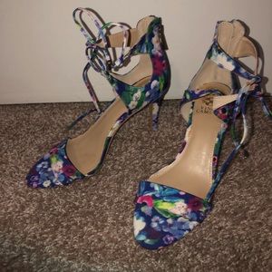 Floral heels